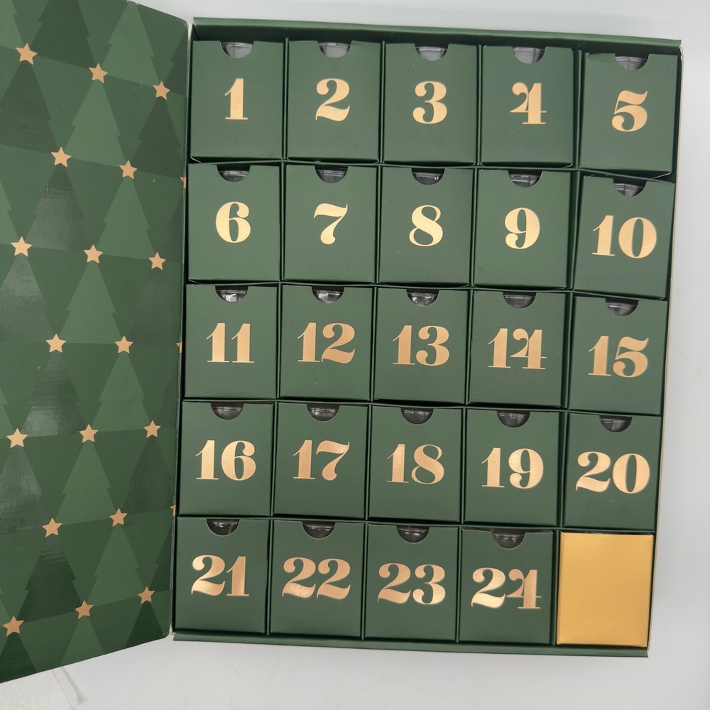 25 Day Scented Candle Advent Calendar Christmas Votive Candles New